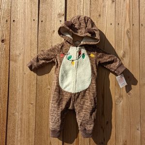 Baby Boy Reindeer Jumper Pajamas by Just One You Carter's